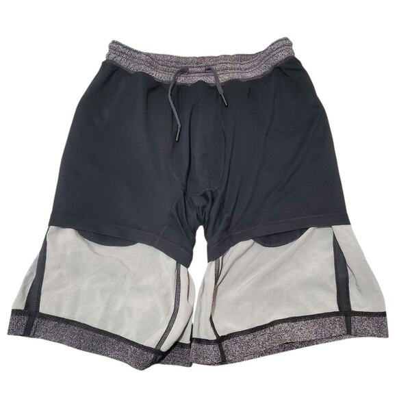 Lululemon Pace Breaker Shorts 9" Carbon Mist Alpine White Graphite Grey - Picture 13 of 16